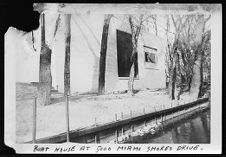 Boat House at 5000 Miami Shores drive.  "Brock and Mack Farlane/ Boats-Motors-Marine Supplies/ "Ridge at N. Main, RA 9228, Dayton, O."