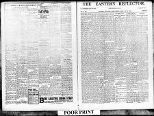 Eastern reflector, 31 July 1908