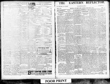 Eastern reflector, 30 July 1909