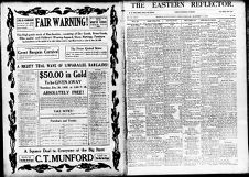 Eastern reflector, 17 December 1909