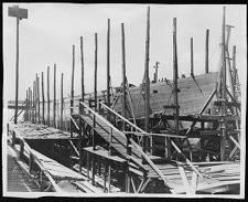 Starboard Side view of BYMS 37.  Barbour Boat works,New Bern, NC