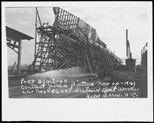 Portside view of BYMS 30 Barbour Boat Works, New Bern, NC