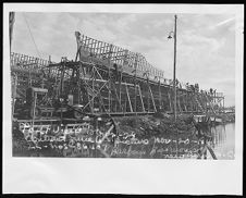 Port view of BYMS 29, Barbour Boat Works, New Bern, NC