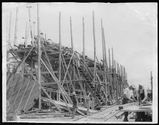 Portside view of BYMS 37 Barbour Boat Works, New Bern, NC  