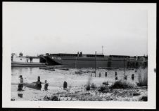 MTC-200. Beaufort, NC. Barge? Portside view