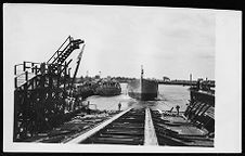 Vessel After Launching. Barbour Boat Works New Bern, NC