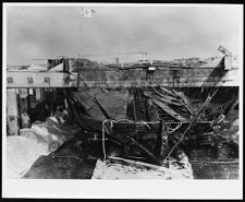 "Bataeu", appears to be photo of the ship's wreckage