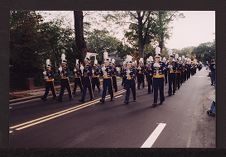Marching Band in Homecoming Parade