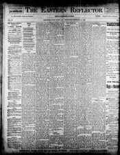 Eastern reflector, 23 November 1887