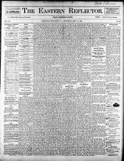 Eastern reflector, 25 April 1888