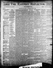 Eastern reflector, 30 May 1888