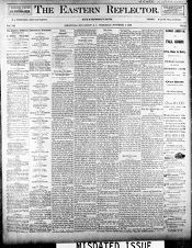 Eastern reflector, 6 November 1888