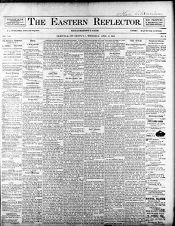 Eastern reflector, 24 April 1889