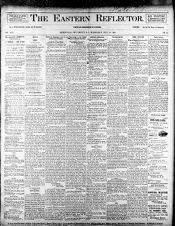 Eastern reflector, 10 July 1889