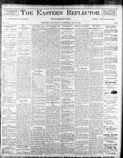 Eastern reflector, 31 July 1889