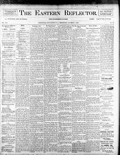 Eastern reflector, 9 October 1889