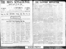 Eastern reflector, 14 July 1905