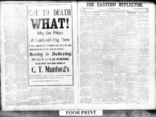 Eastern reflector, 29 August 1905