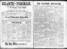 Eastern reflector, 19 September 1905