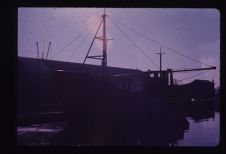 unidentified ship under construction