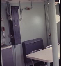 unidentified ship, mess hall