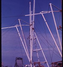 unidentified boats in yard