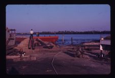 M. Trading Barges under construction, amidship