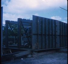 M. Trading Barges under construction, pilot house