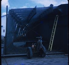 M. Trading Barges under construction, frames