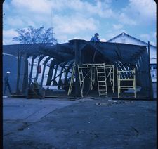 M. Trading Barges under construction, frames