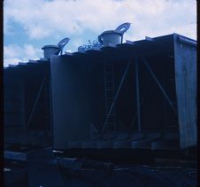 M. Trading Barges under construction, frames