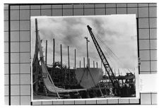 No. 4 Keel laying BYMS 40 Cont. Nos. DA-Nobs-504-UK-8894 Barbour Boat Works, New Bern, NC