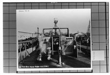 Navy 60' Fire Boat Nobs 4288 Hull C-4417 Exterior View-Main Deck Looking Forward Toward Control Stand and Deck House, After Launching.