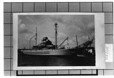Starboard side of Unknown ship.