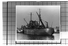 Exterior View- Portside  Stern view of unknown ship