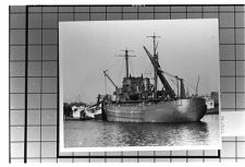 Exterior View- Portside  Stern view of unknown ship