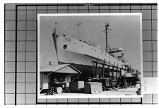 Exterior view- U.S. Army FS- 209.  Portside Bow