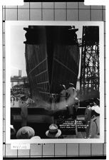 Christening of Vessel U.S.S. AUK (AM 57) U.S. Navy, Portsmouth, VA