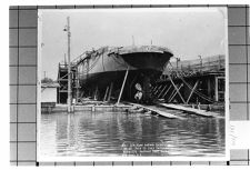 No. 5 Aft View Before Launching YN77 Cont. Nobs-279 Barbour Boat Works, NC