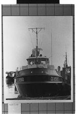 65 ft Tug. CG 65610 U.S. Coast Guard Bow View on dock