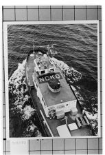 65 ft. Tug CG 65610 U.S. Coast Guard. NCKQ.  Overhead view
