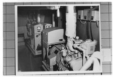 65 ft. Tug U.S. Coast Guard.  Interior shot of the engine room