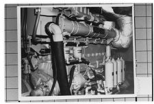 65 ft. Tug U.S. Coast Guard.  Interior shot of Mechanical/engine room.