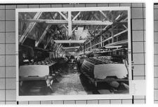Small boats being built. E850
