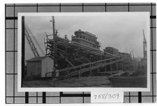 Edward J. McKeever Jr. Boat on dock.  Portside view
