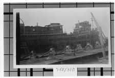 Edward J. McKeever Jr. Boat on dock.  Starboardside view
