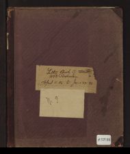 William B. Rodman, Jr. File: Letterbook, Vol. 9 (April 11 1896 - June 27 1896)