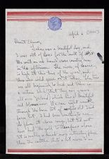 Letter from Sgt. Peter Taylor to wife Eleanor