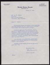 John F Kennedy letter to Leo Jenkins