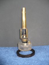 Oil Lamp with Metal Chimney